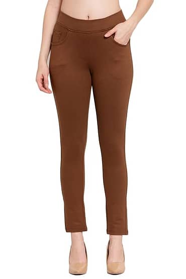 Jeggings Plain Stretchable Slim Fit