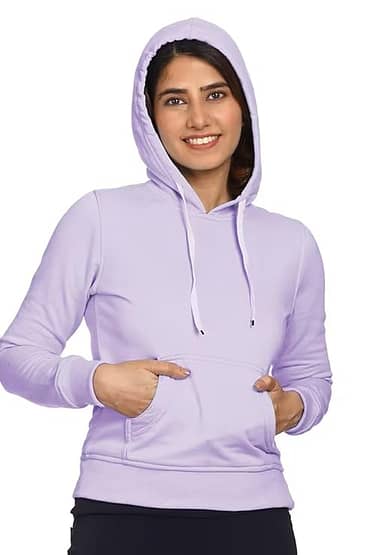 Lavendar Hoodies for Women Winter wear Stylish